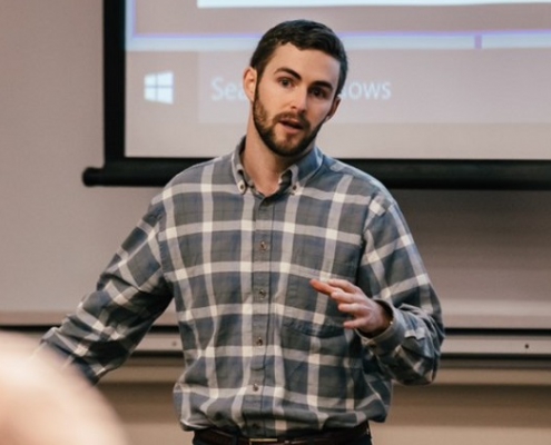Jake Goodman Advises Students